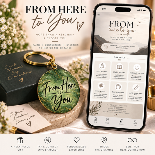From Here to You Interactive Keychain